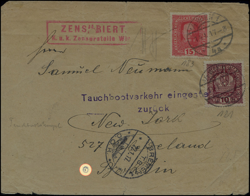 German Submarine Mail Of WWI - Updated! - Stamp Community Forum