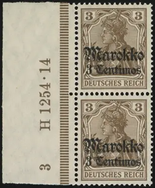 MiNr. 46 HAN U H 1254.14 pair