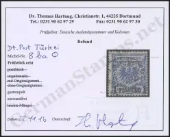 Hartung Certificate