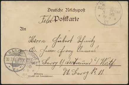 19 June 1901 (front)