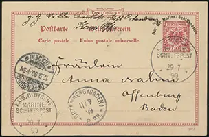 29 July 1899 (front)