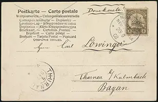 20 October 1908 (front)