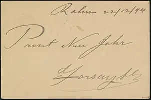 22 December 1894 (rear)