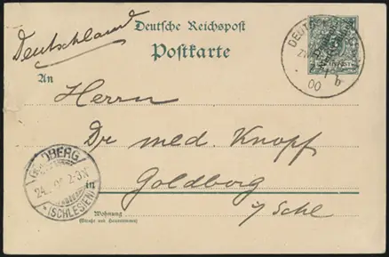 7 January 1900 (front)