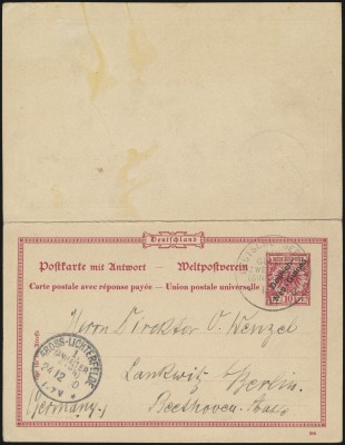 13 November 1900 (front)