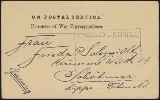 In German (front)