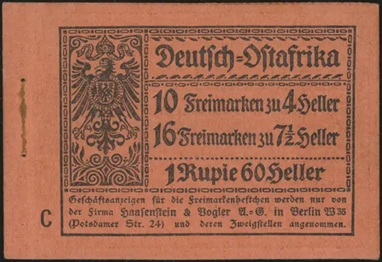 MiNr. MH 3 A Front Cover