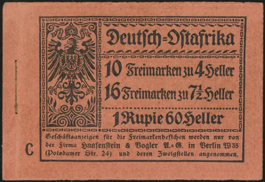 MiNr. MH 3 B Front Cover
