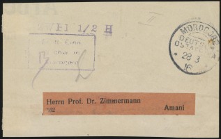 28 March 1916 (front)