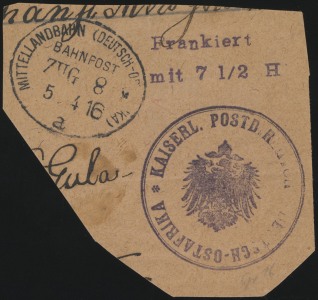 5 April 1916 (front)