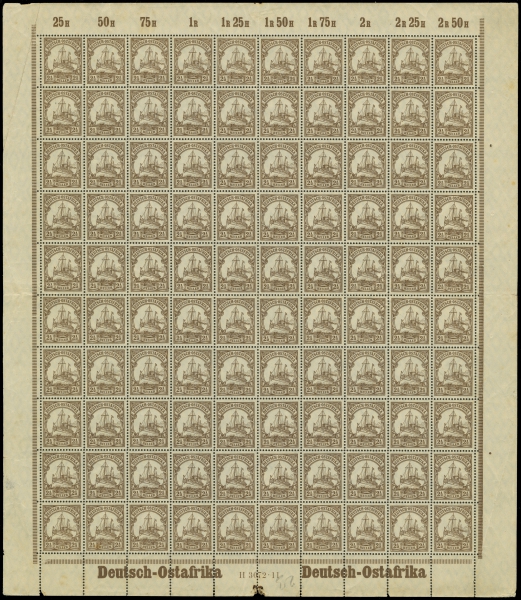 MiNr. 30 I Sheet
