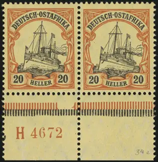MiNr. 34 HAN H 4672