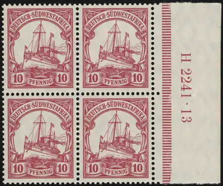MiNr. 26 b HAN H 2241.13 Block of 4