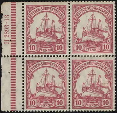 MiNr. 26 b HAN H 2893.13 Block of 4