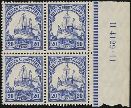 MiNr. 27 HAN H 4129.11 Block of 4