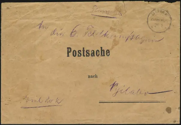 29 May 191? (front)