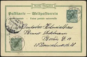 9 April 1898 (front)