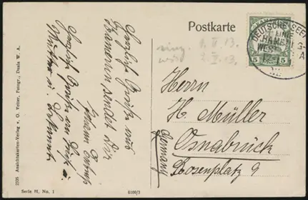 12 January 1913 (front)