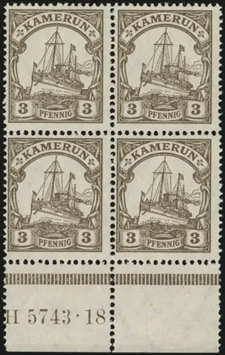 MiNr. 20 HAN H 5743.18 block of 4