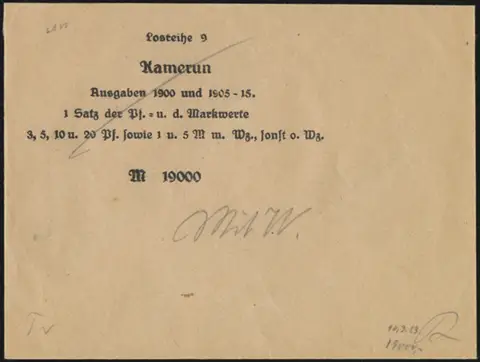 Sales Envelope (front)