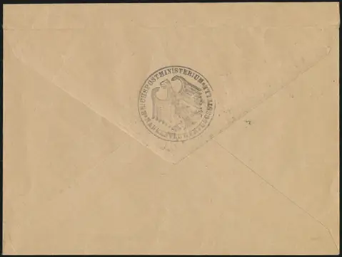 Sales Envelope (rear)