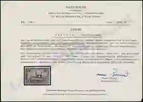 Bothe Certificate