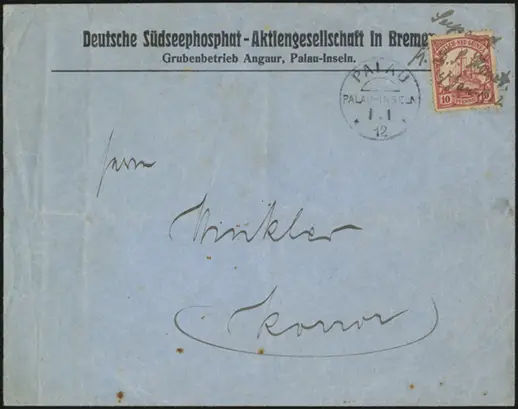 1 January 1912 (front)