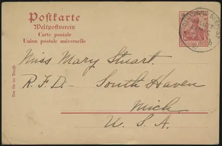 21 February 1910 (front)