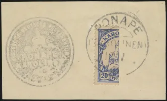 MiNr. 10 H on piece