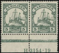 MiNr. A 21 HAN H 3154.19 pair