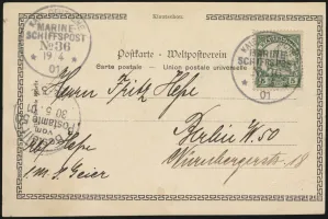 19 April 1901 (front)