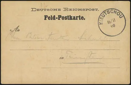 16 November 1900 (front)