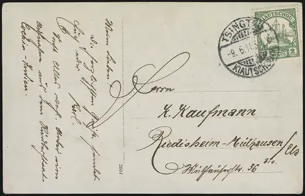 9 June 1911 (front)