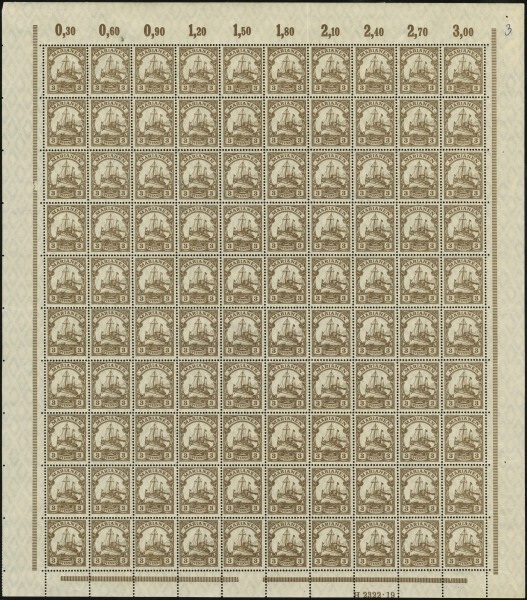 MiNr. 20 L / MiNr. 20 Sheet