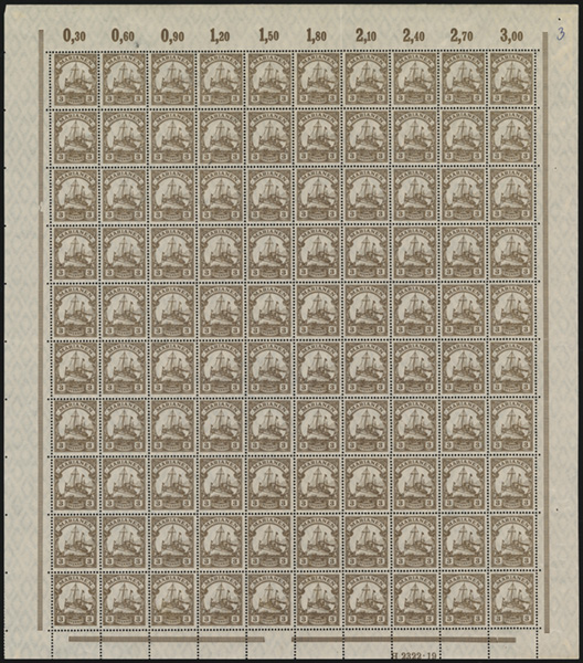 MiNr. 20 L / MiNr. 20 Sheet