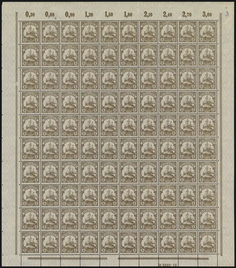 MiNr. 20 L / MiNr. 20 Sheet