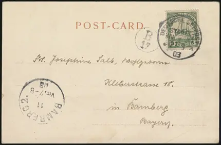 27 August 1903 (front)