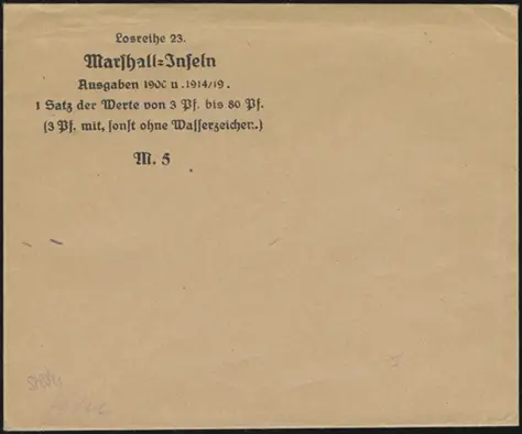 Sales Envelope (front)