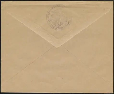 Sales Envelope (rear)