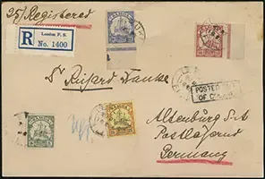 20 December 1908 from Fiji (front)