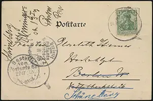 25 October 1905 (front)