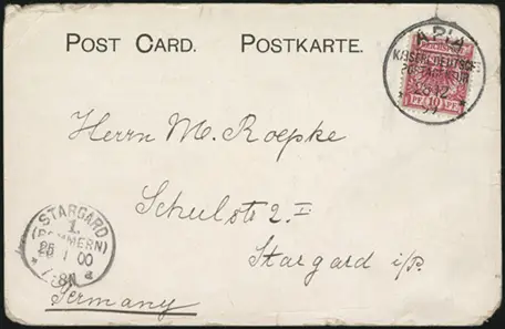28 December 1899 (front)