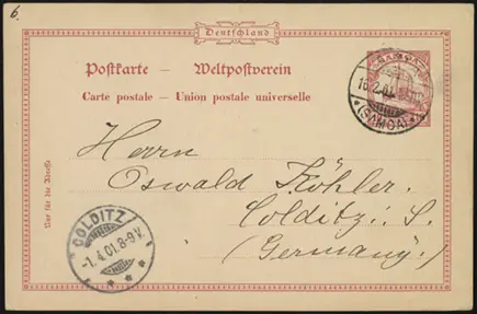 16 February 1901 (front)