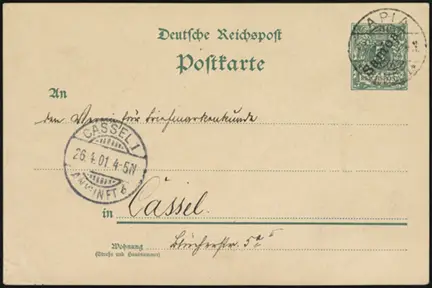 19 March 1901 (front)