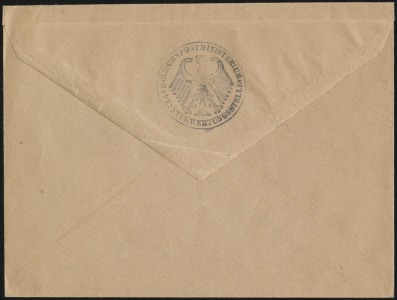Sales Envelope (rear)