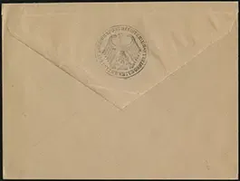 Sales Envelope (rear)