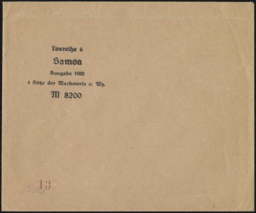Sales Envelope (front)