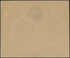 Sales Envelope (rear)