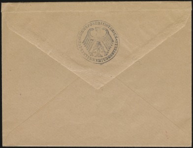 Sales Envelope (rear)