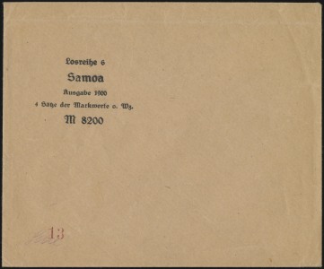 Sales Envelope (front)